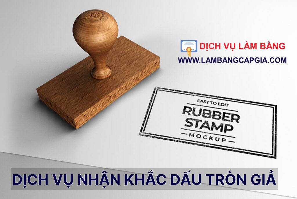 Dịch vụ làm dấu giả, khắc con dấu giả lấy liền 5 nhận khắc dấu tròn giả