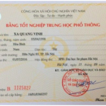 Mẫu bằng Cấp 3