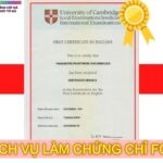 làm chứng chỉ FCE