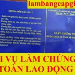 làm chứng chỉ an toàn lao động