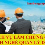 làm chứng chỉ giám đốc quản lý dự án