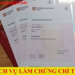 làm chứng chỉ TKT