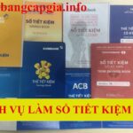 làm sổ tiết kiệm giả